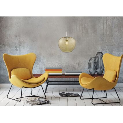 Riippuvalaisin RAIN 1xE27/11W/230V kultainen