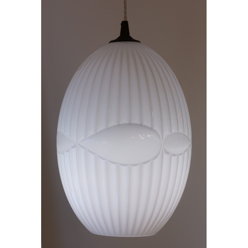 Kattokruunu johdossa ELLIPTIC 1xE27/11W/230V valkoinen