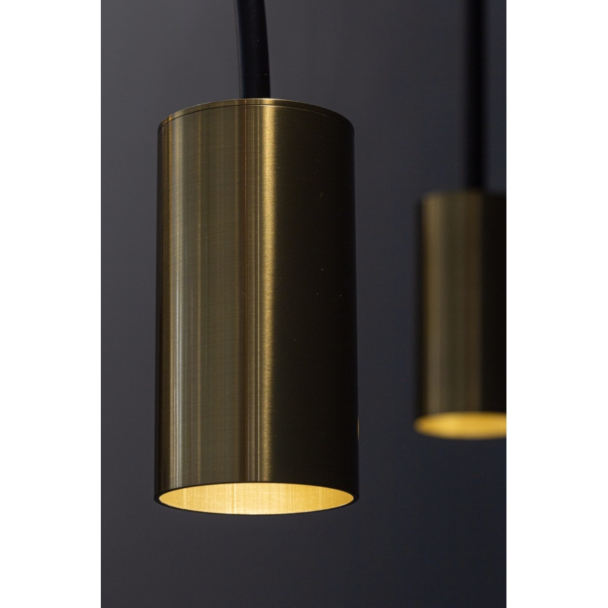 Riippuvalaisin ARCADE 1xGU10/5W/230V musta/kulta