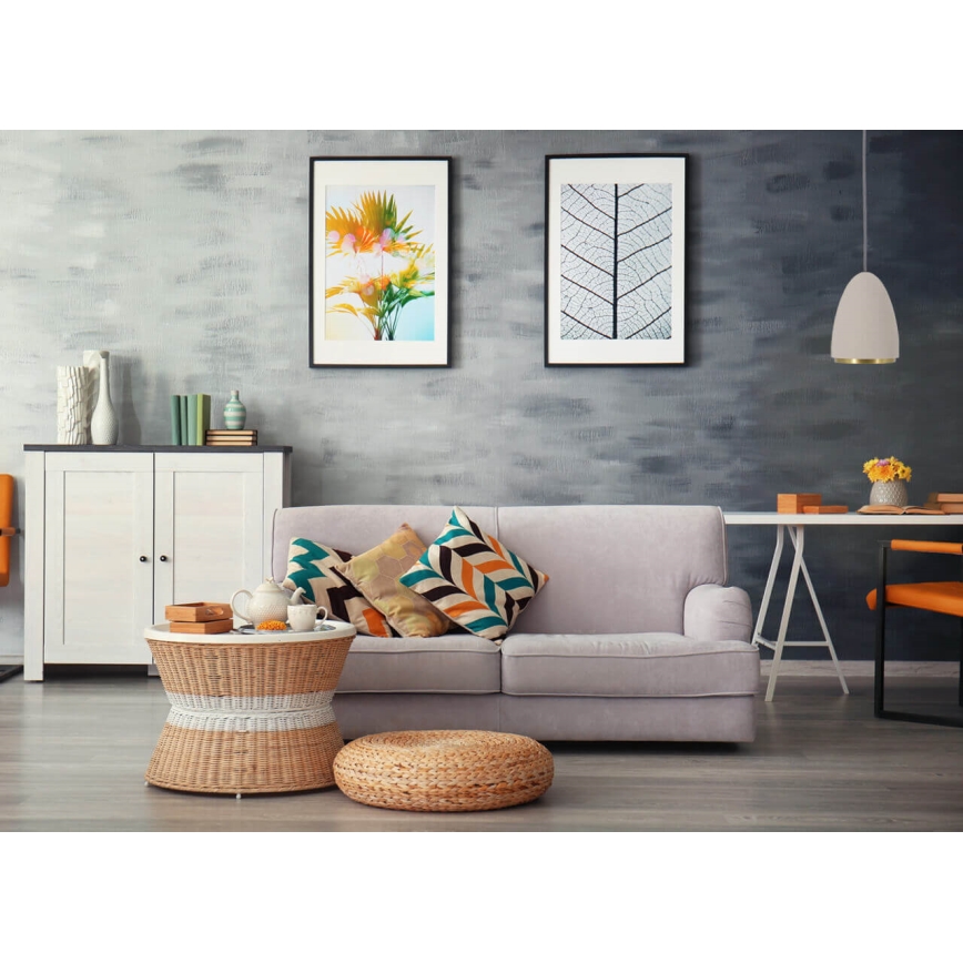 Riippuvalaisin CONCRETE 1xGU10/5W/230V harmaa/kulta