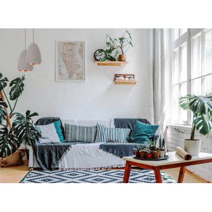 Riippuvalaisin CONCRETE 1xGU10/5W/230V harmaa/kupari