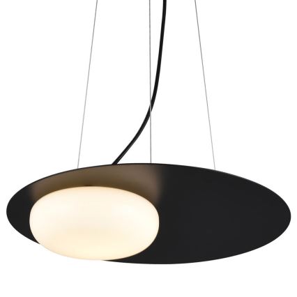 LED-kattokruunu johdossa PETIT LED/12W/230V musta