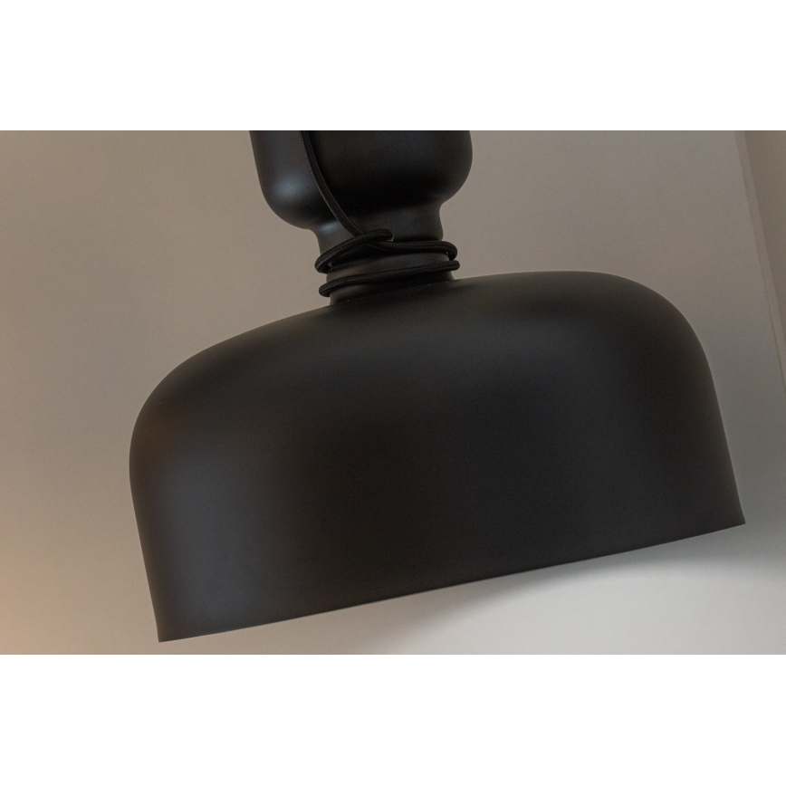 Riippuvalaisin ABEL 2xE27/11W/230V d. 28 cm musta