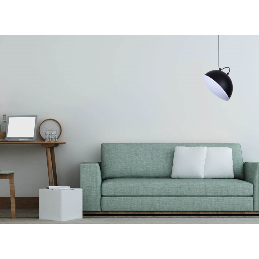 LED-kattokruunu CROWD LED/20W/230V musta