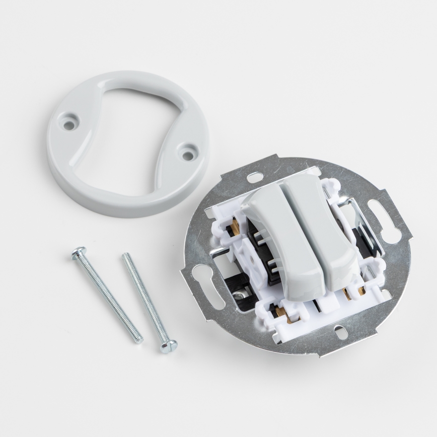 Kliklap - Retro kaksipainike, kehyksetön, harmaa