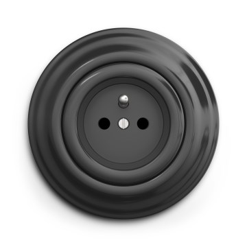 Kliklap - Retro kotipistorasia kehyksellä 230V antrasiitti