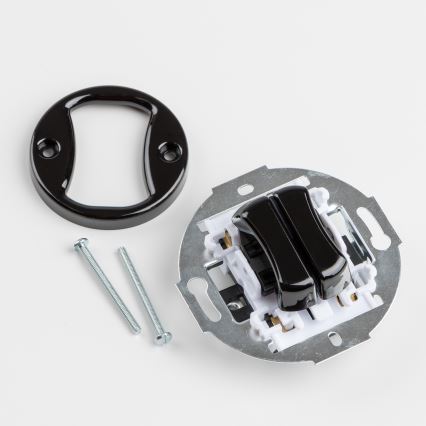 Kliklap - Retro-moniosainen katkaisija, kehys nro 5, musta