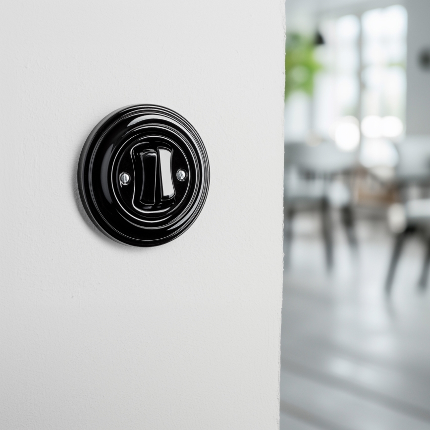 Kliklap - Retro-moniosainen katkaisija, kehys nro 5, musta