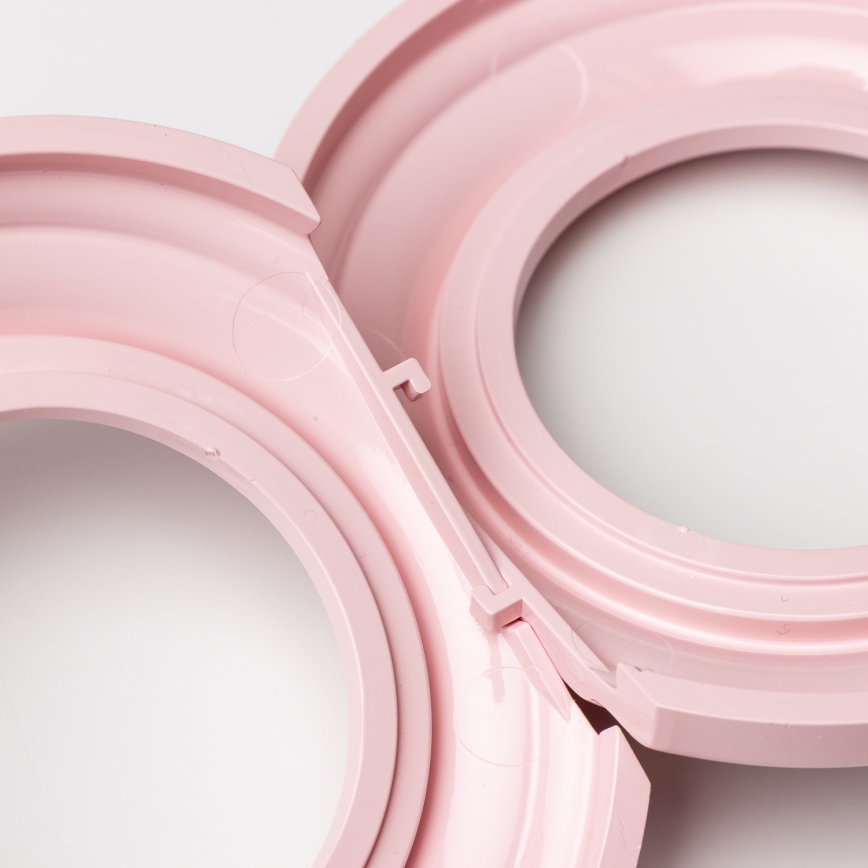 Kliklap - Retro päätykehys antiikkiroosa