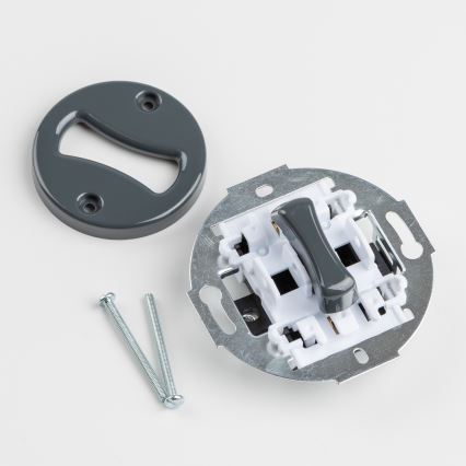 Kliklap - Retro-painike antrasiitinvärisellä kehyksellä