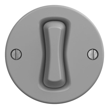 Kliklap - Retro ristikytkin ilman kehystä nro 7 harmaa