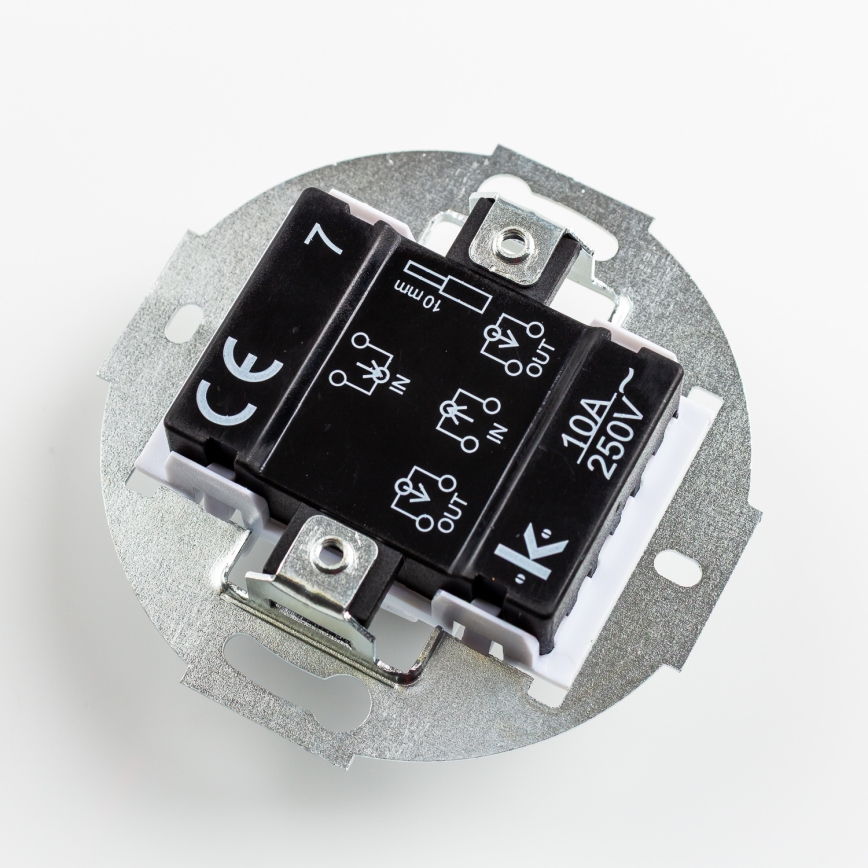 Kliklap - Retro ristikytkin ilman kehystä nro 7 vihreä