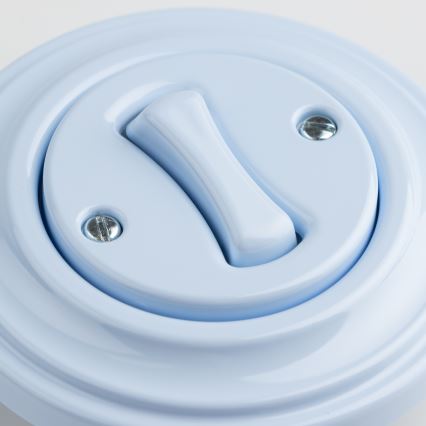 Kliklap – Retro-ristikytkin kehyksellä nro 7, sininen