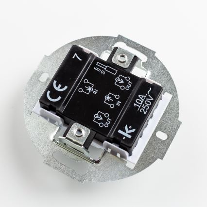 Kliklap - Retro-ristikytkin kehys nro 7, harmaa