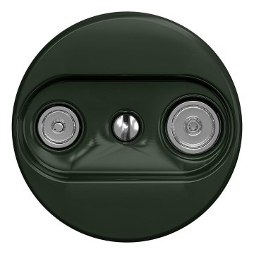 Kliklap - Retro TV+R osallistujapistorasia (pääte) ilman kehystä, vihreä