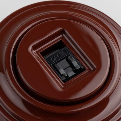 Kliklap - Retro-tyylinen datapistorasia kehyksellä, ruskea