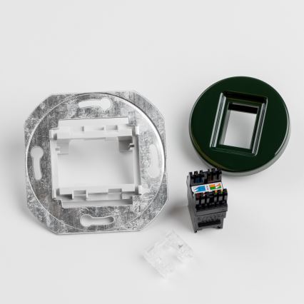 Kliklap - Retro-tyylinen datapistorasia kehyksellä, vihreä