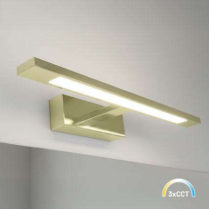 LED Kylpyhuoneen peilivalaisin KLIMT LED/8W/230V 3000/4000/6000K 40 cm IP44 kultainen