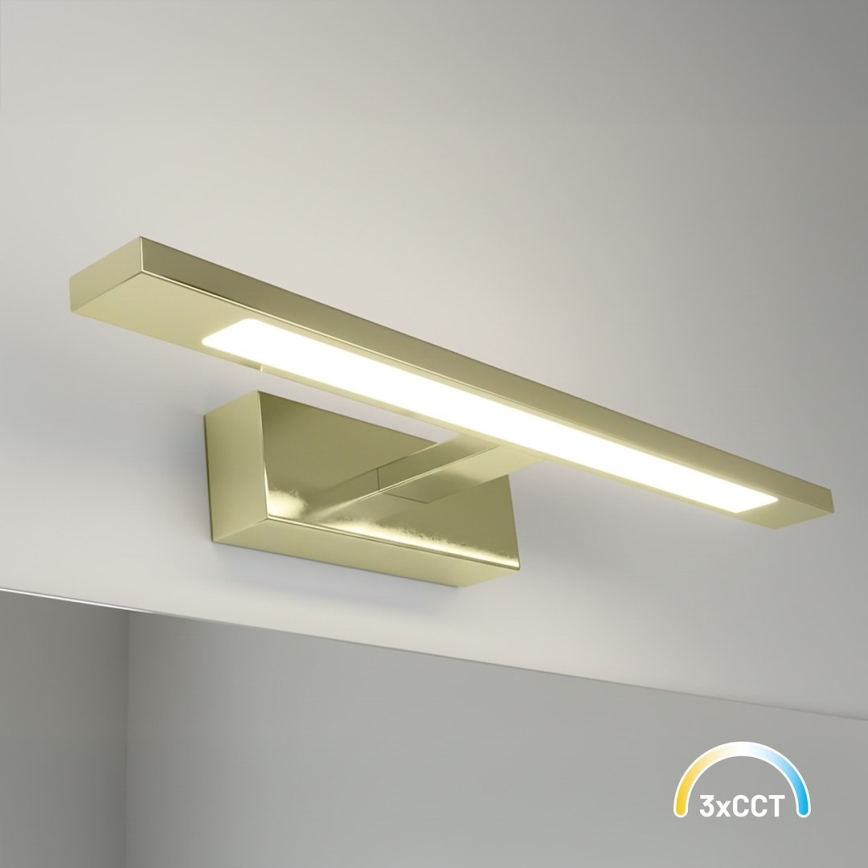 LED Kylpyhuoneen peilivalaisin KLIMT LED/8W/230V 3000/4000/6000K 40 cm IP44 kultainen