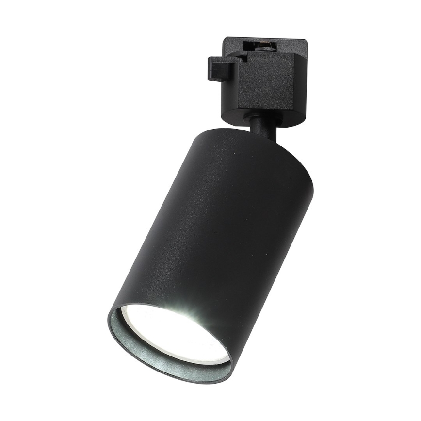 Kohdevalaisin 1-vaiheiseen kiskojärjestelmään TIGER 1xGU10/10W/230V musta