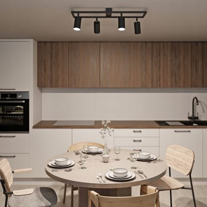 Kohdevalaisin 4xGU10/30W/230V musta