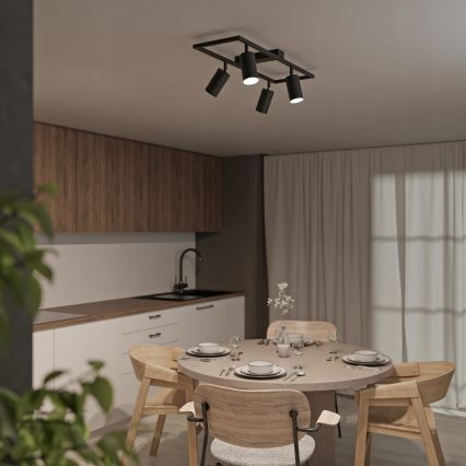 Kohdevalaisin 4xGU10/30W/230V musta