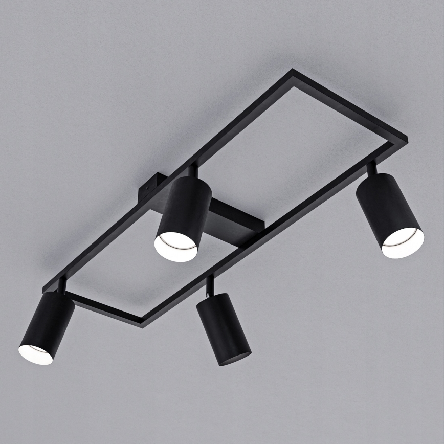 Kohdevalaisin 4xGU10/30W/230V musta