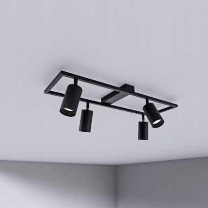 Kohdevalaisin 4xGU10/30W/230V musta