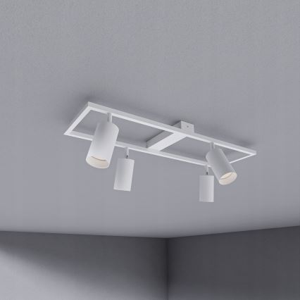 Kohdevalaisin 4xGU10/30W/230V valkoinen