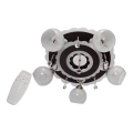 Kohdevalaisin ARONA 5xE27/15W/230V+LED musta