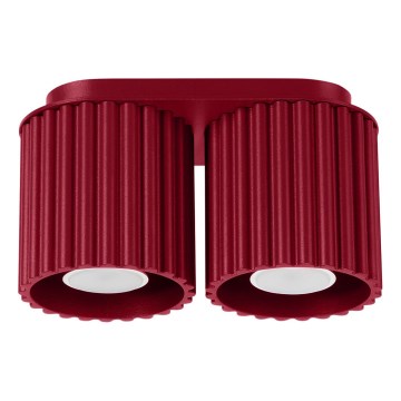 Kohdevalaisin AURA 2xGU10/10W/230V, punainen