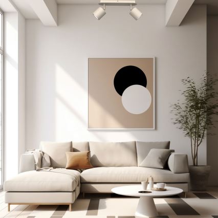 Kohdevalaisin DEMIA 2xGU10/8W/230V beige