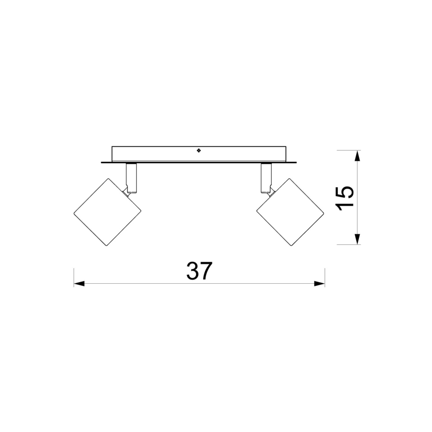 Kohdevalaisin DEMIA 2xGU10/8W/230V beige