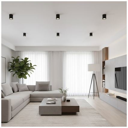 Kohdevalaisin OH12 1xGX53/35W/230V 9,6 cm musta