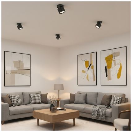 Kohdevalaisin OH12F 1xGX53/35W/230V 8,5 cm musta