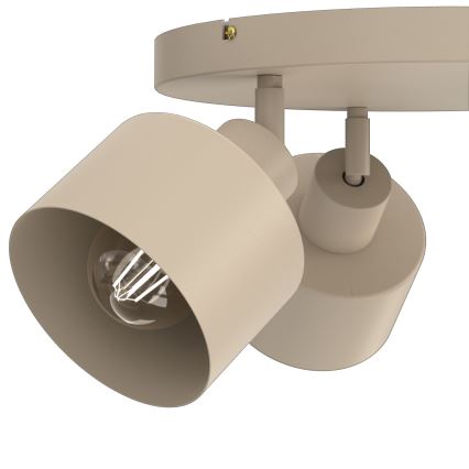 Kohdevalaisin PARKLA 3xE27/15W/230V beige