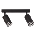 Kohdevalaisin PIPE 2xGU10/10W/230V musta