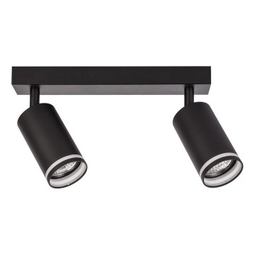 Kohdevalaisin PIPE 2xGU10/10W/230V musta