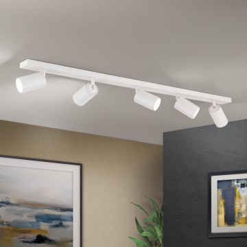 Kohdevalaisin SEAN 5xGU10/13W/230V valkoinen