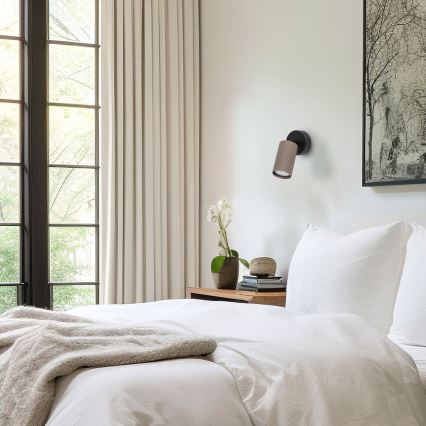 Kohdevalaisin TUNE 1xGU10/10W/230V musta/ruskea