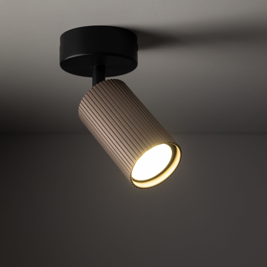 Kohdevalaisin TUNE 1xGU10/10W/230V musta/ruskea