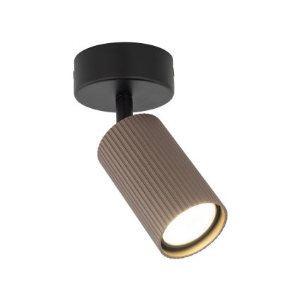 Kohdevalaisin TUNE 1xGU10/10W/230V musta/ruskea