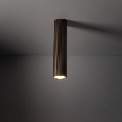 Kohdevalaisin TUNE L 1xGU10/10W/230V 24 cm ruskea