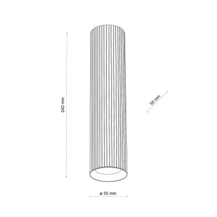 Kohdevalaisin TUNE L 1xGU10/10W/230V 24 cm valkoinen