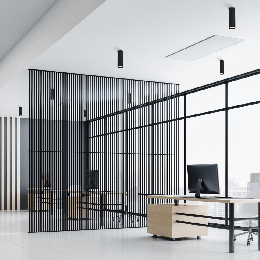 Kohdevalaisin TUNE M 1xGU10/10W/230V 17 cm musta