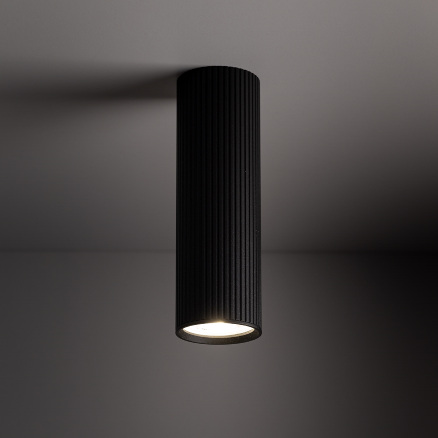 Kohdevalaisin TUNE M 1xGU10/10W/230V 17 cm musta