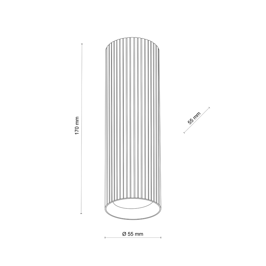 Kohdevalaisin TUNE M 1xGU10/10W/230V 17 cm valkoinen