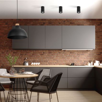 Kohdevalaisin TUNE S 1xGU10/10W/230V 10 cm musta