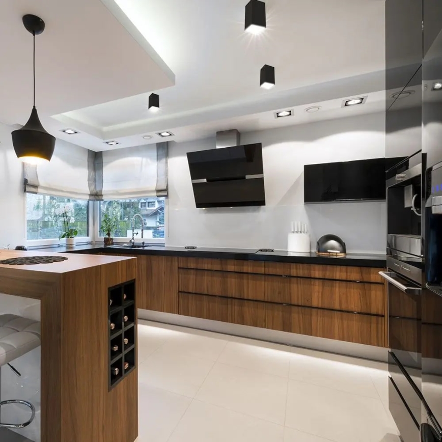 Kohdevalo 1xGU10/35W/230V musta/hopea