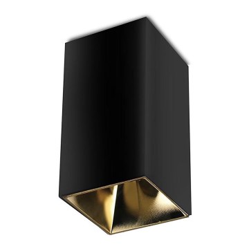 Kohdevalo 1xGU10/35W/230V musta/kulta